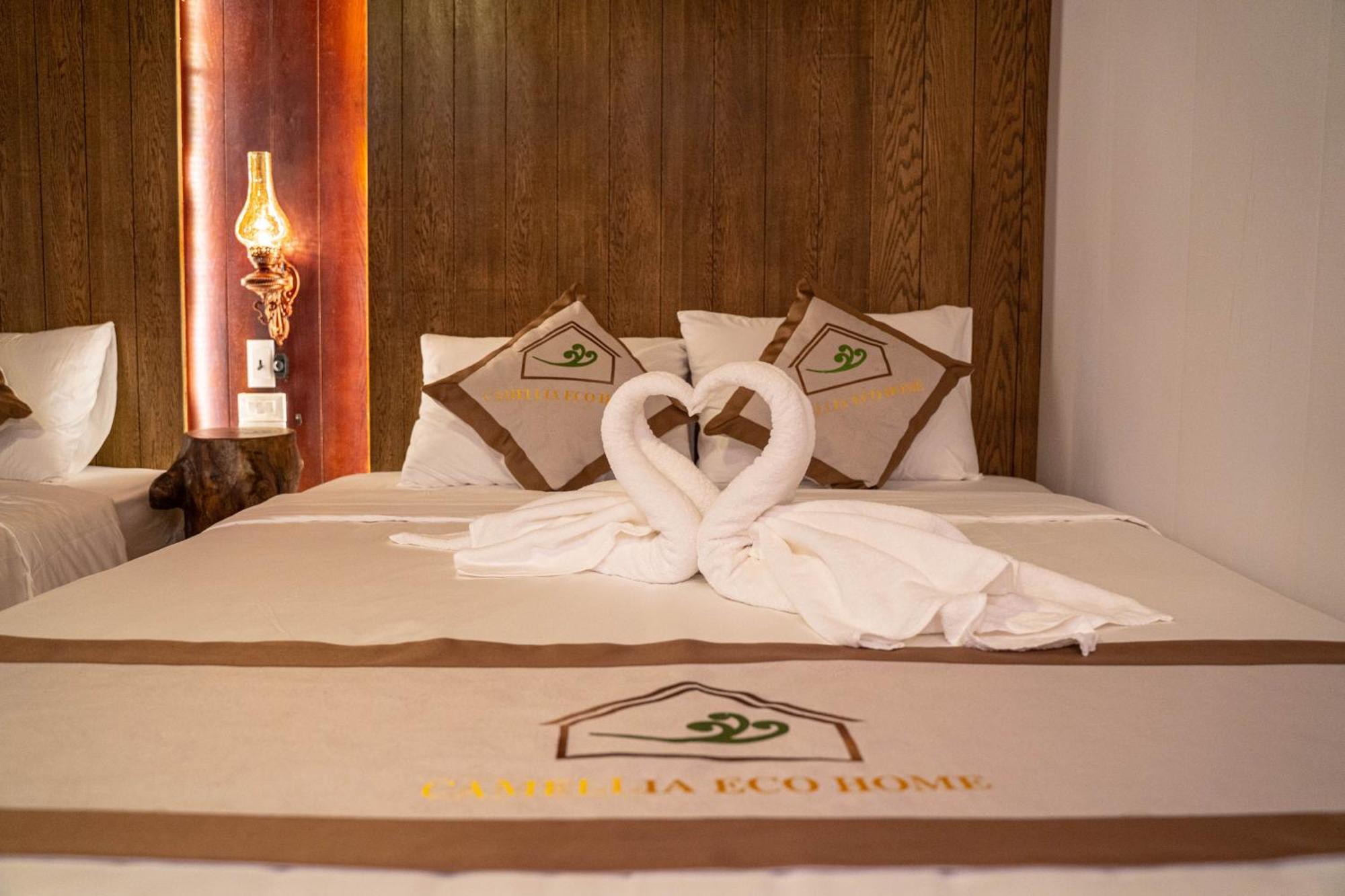 Camellia Eco Home &Tra My Restaurant Нин Бин Стая снимка